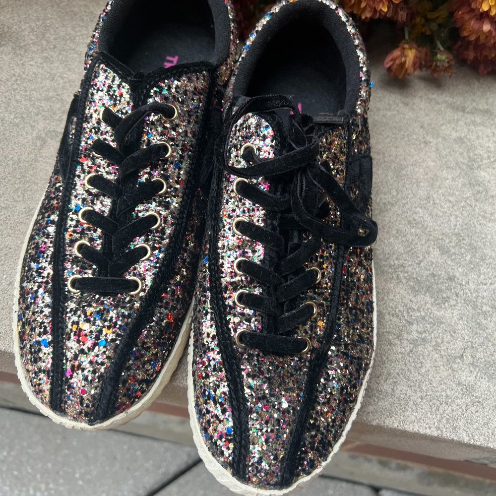 Tretorn NyLite Glitter Sneakers Women's Size 8 (pre-owned)